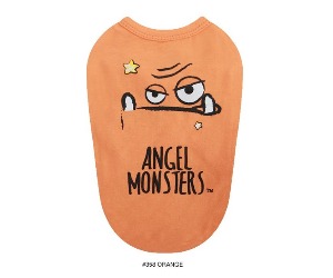퍼피엔젤 Angel Monsters 민소매 티셔츠 TS585 (오렌지)