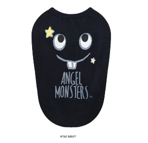 퍼피엔젤 Angel Monsters 민소매 티셔츠 TS585 (네이비)