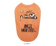 퍼피엔젤 Angel Monsters 민소매 티셔츠 TS585 (오렌지)