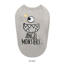 퍼피엔젤 Angel Monsters 민소매 티셔츠 TS585 (베이지)XS
